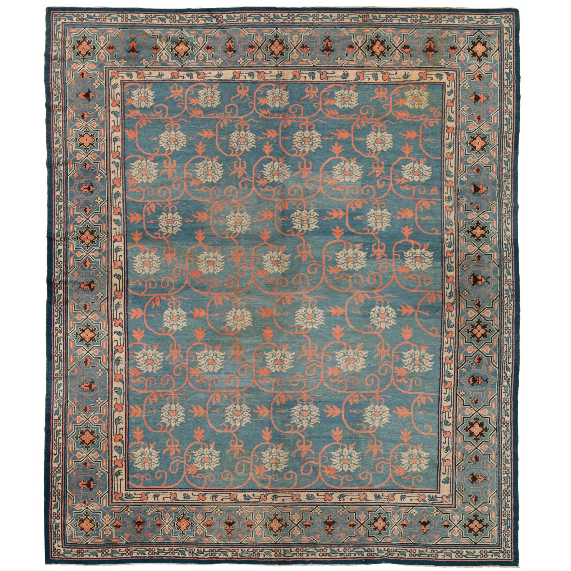 19th Century Chinese Carpet For Sale