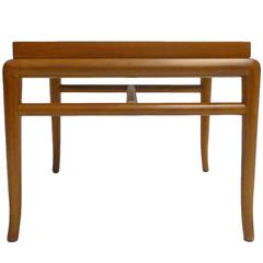 Sleek T.H. Robsjohn Gibbings for Widdicomb Walnut Side/Occasional Table 