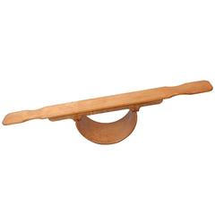 Modernist Child's Plywood Seesaw