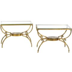 Pair of Bronze Tables by Arturo Pani 3