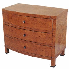 Fine Neoclassical Bow Front Chest