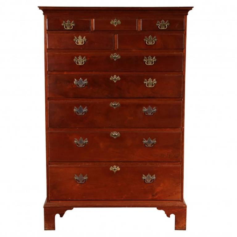 Federal Mid Atlantic States Antique Tall Chest