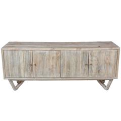 Modern Low Sideboard in Pine 10