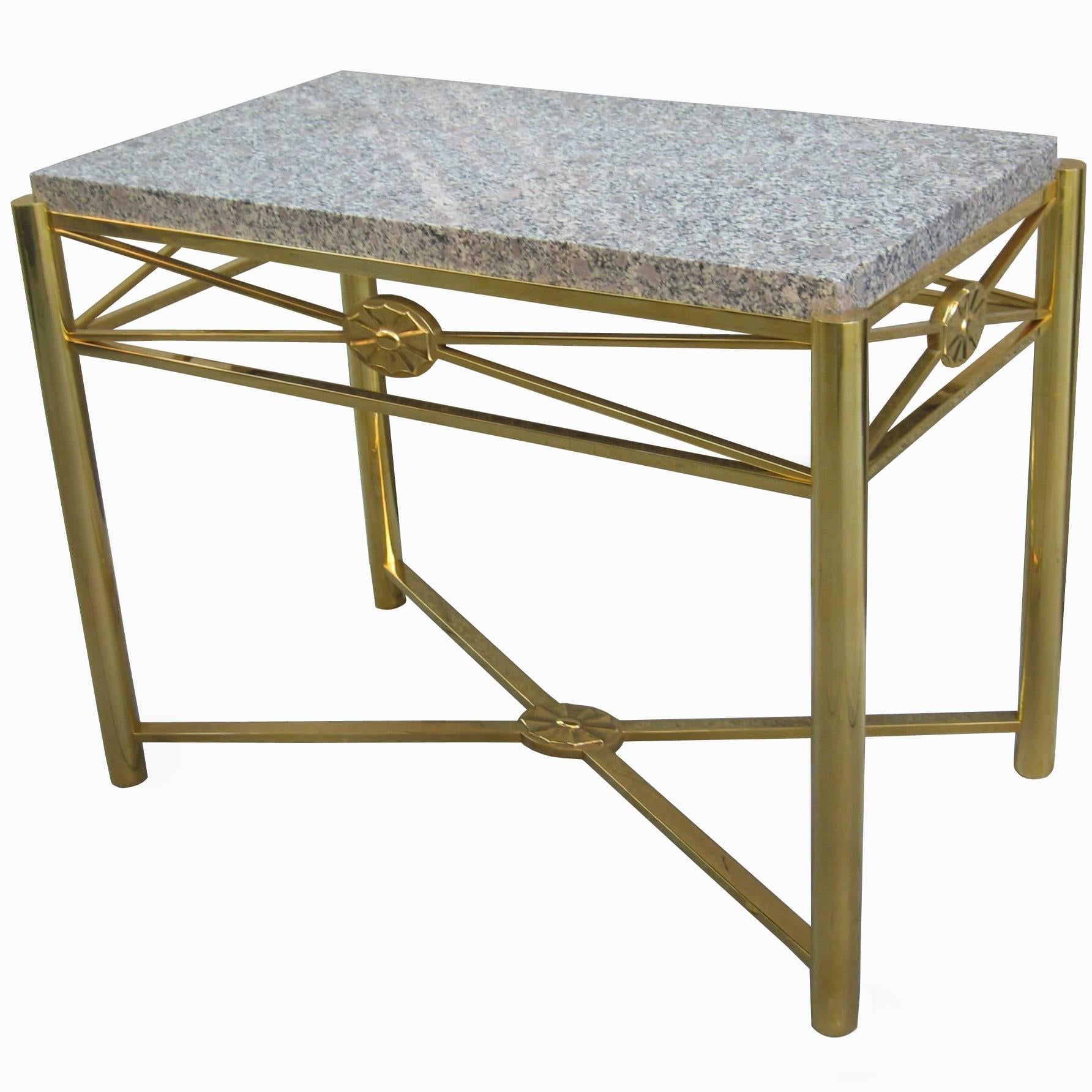 Edgar Brandt Art Deco Console Table For Sale
