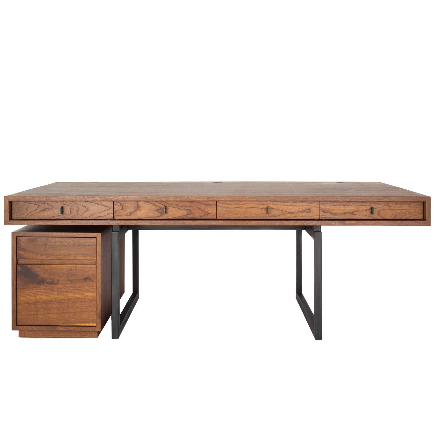 Berkeley Desk In Customizable Wood Metal And Size For At 1stdibs