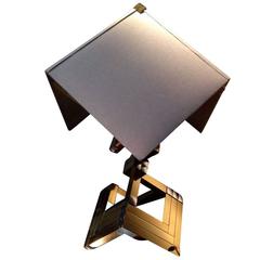Willy Rizzo Brass and Chrome Lamp, Italy, Mid-Century 11