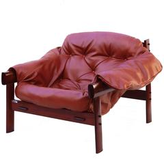 Percival Lafer Brazilian Rosewood Lounge Club Chair