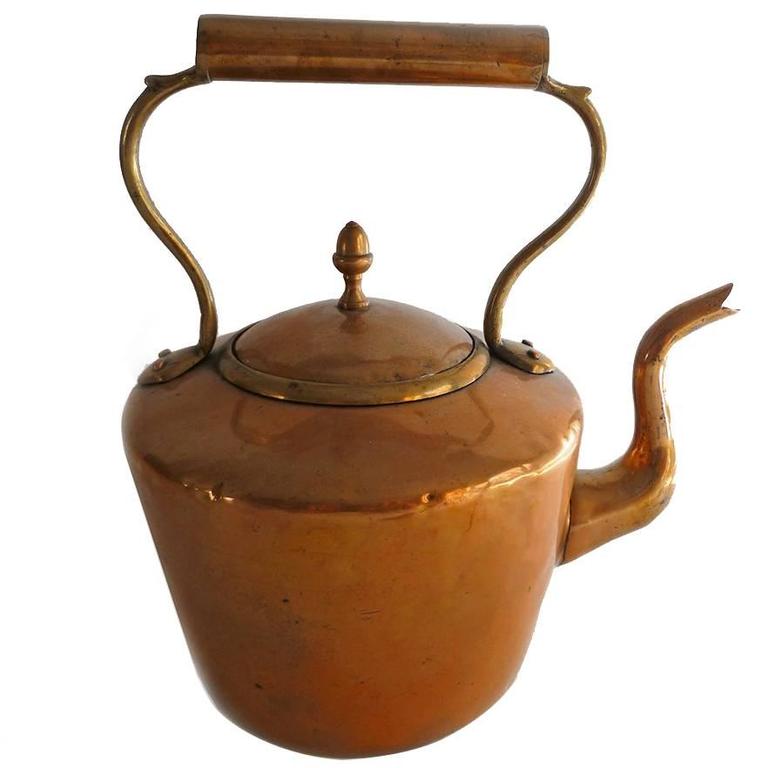 English Copper Kettle, circa 1875 For Sale at 1stdibs