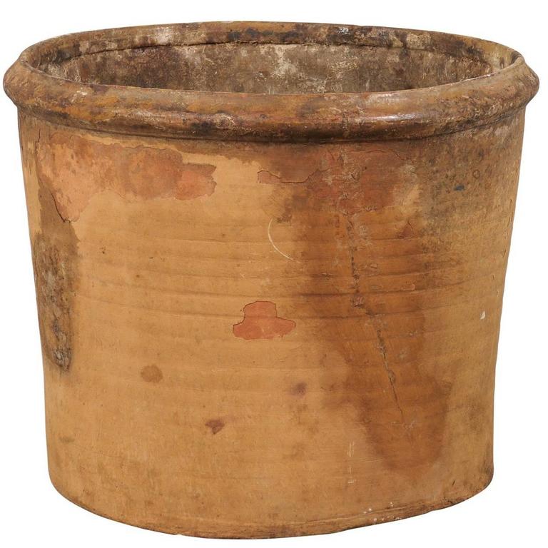 19th Century Spanish Clay Pot with a Spout at the Base For Sale at 1stdibs
