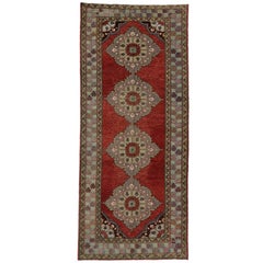 1960's Turkish Oushak Carpet with Traditional Modern Style