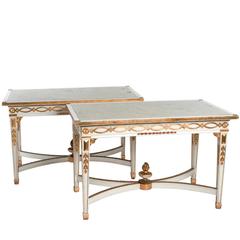 Pair of Louis XVI Style Console Tables 1
