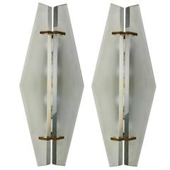 Rare Pair of No. 1937 Wall or Ceiling Light by Max Ingrand for Fontana Arte 8