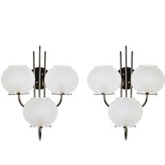 Pair of Sconces by Tito Agnoli for Oluce 10
