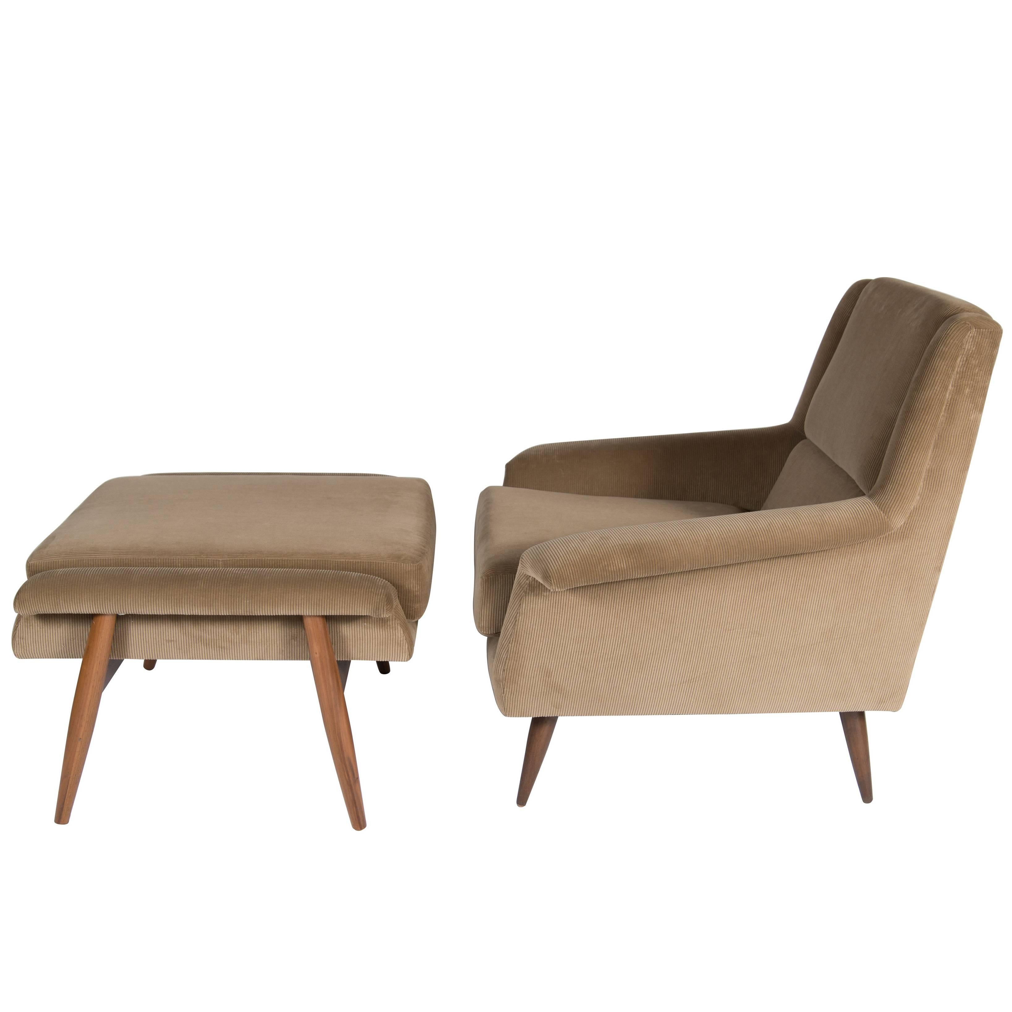 Johansson Lounge Chair and Ottoman For Sale