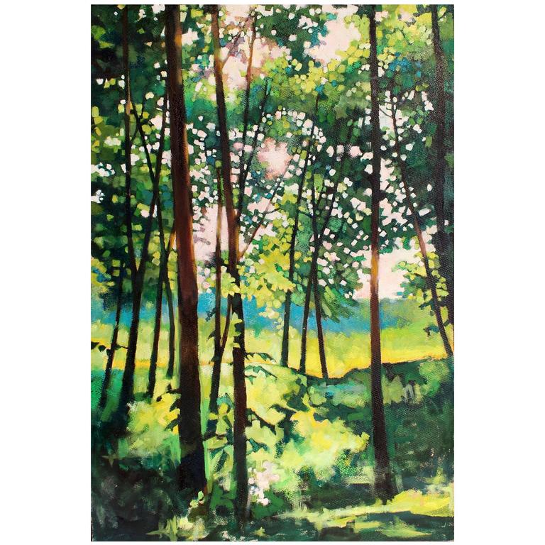Original Oil And Oil Pastels Painting Landscape By Kevin Conklin