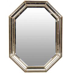 Large La Barge Giltwood Octagonal Mirror