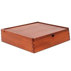 Scandinavian Teak Jewelry Box