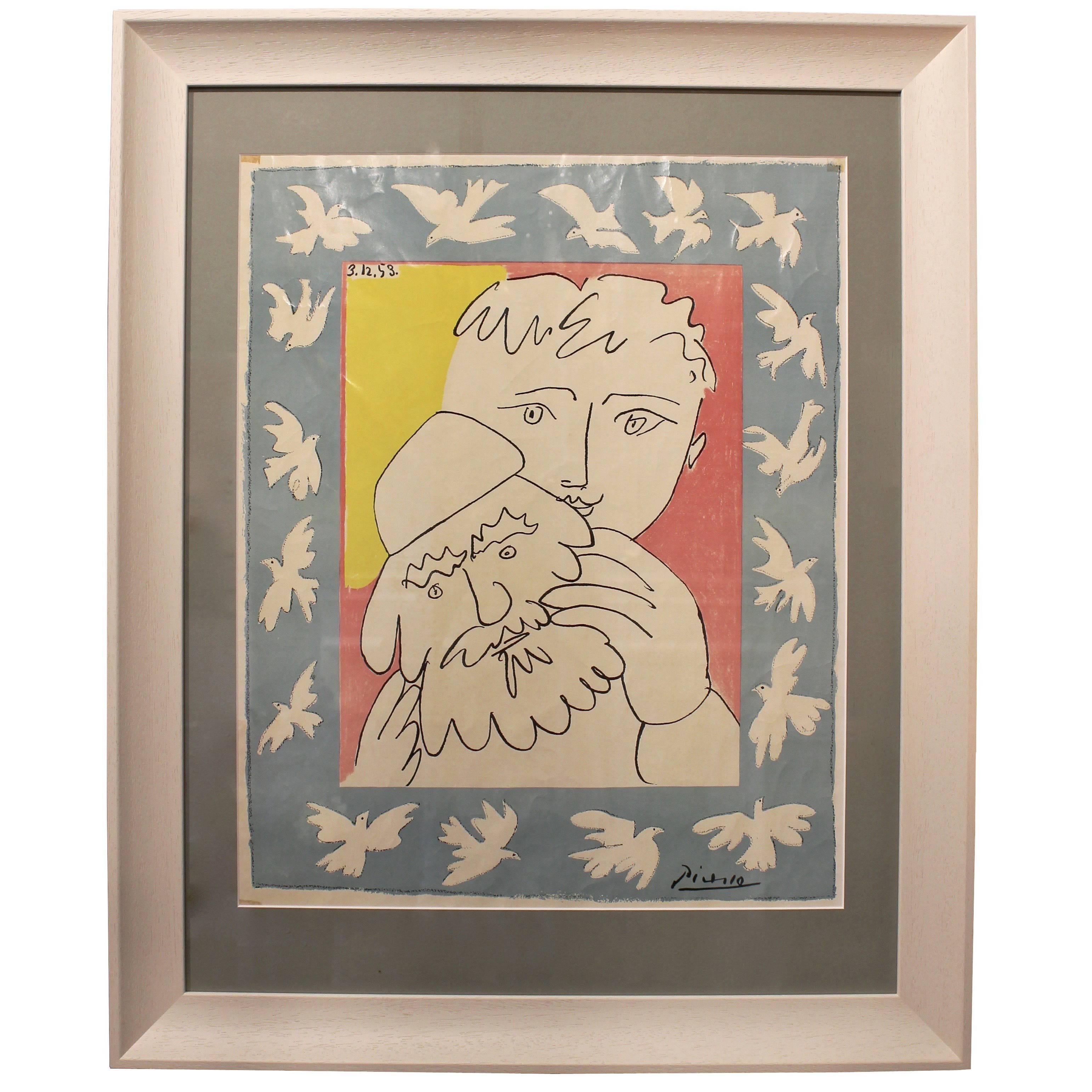 Pablo Picasso Enfant et Pere Noel