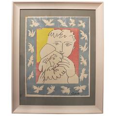 Pablo Picasso Enfant et Pere Noel