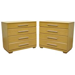 Pair of Oak Mid-Century Modern Raymond Loewy Mengel Bachelor Chests or Dressers 12