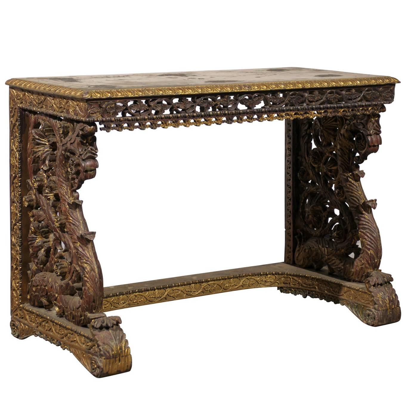 William IV circa 1830 Anglo-Indian Serving Table