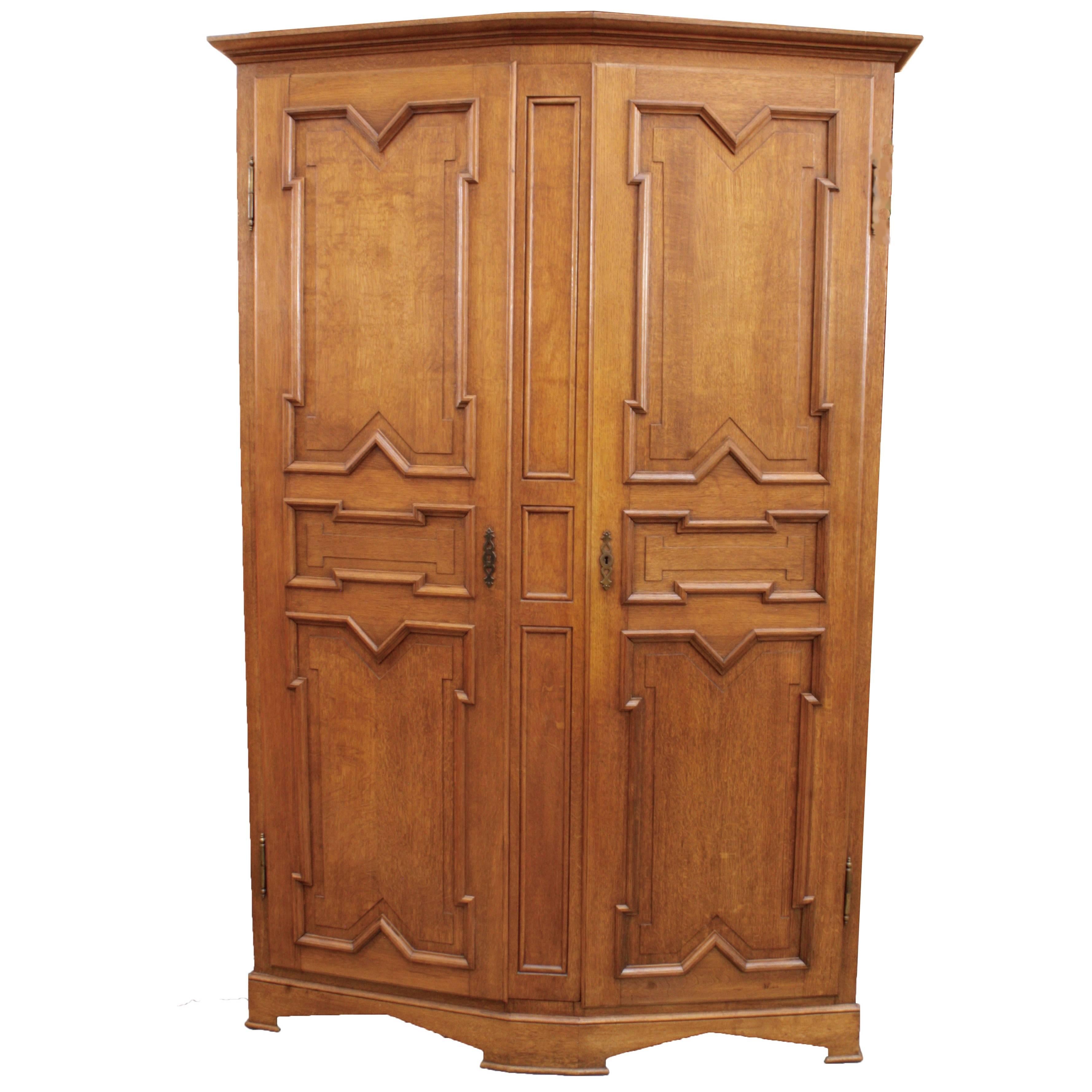 Neo Gothic Armoire, circa 1910