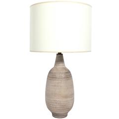 Earth Tones Ceramic Lamp by Lee Rosen for Design Technics