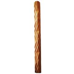 Tall Teak Totem by Aleph Geddis