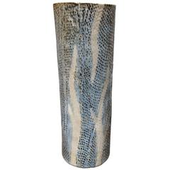 Snakeskin Motif Vase, Thailand, Contemporary