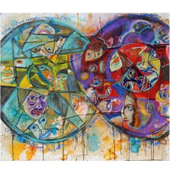 Abstract Art Painting "Identity" by Artist Jason Stallings