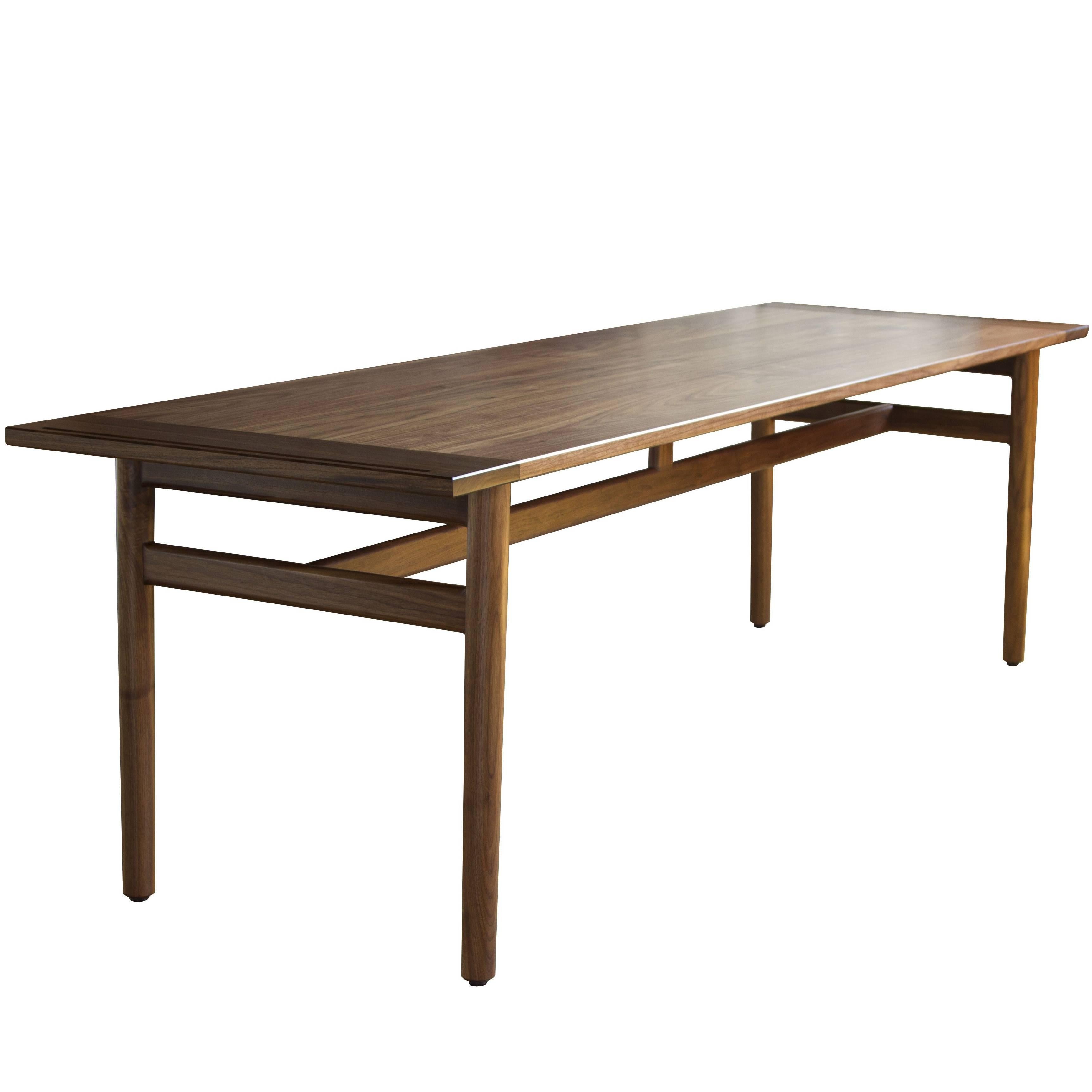 Silbrook Table in Oiled Walnut - handcrafted by Richard Wrightman Design