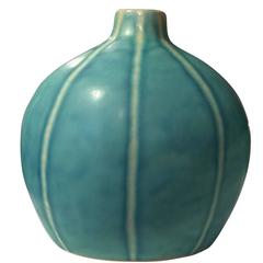 Vintage Inspired Design Turquoise Vase, Thailand, Contemporary 5