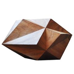 Wood Interlocking Cube Sculpture by Aleph Geddis 10