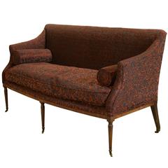 George III Mahogany Framed Sofa