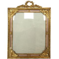 Faberge Style Large Pink and Gold Picture Frame