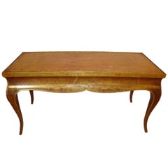 Hollywood Regency Style Jansen Gilt Gold Coffee Table Decorative X Design