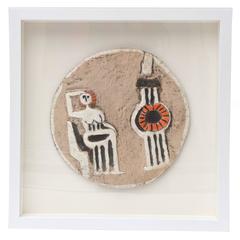 One of Kind Studio Signed Ceramic Custom Framed Work of Art 7
