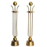 Mid-Century Modern Brass Table Lamps