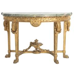 19th Century "Escalier De Cristal" Console Table