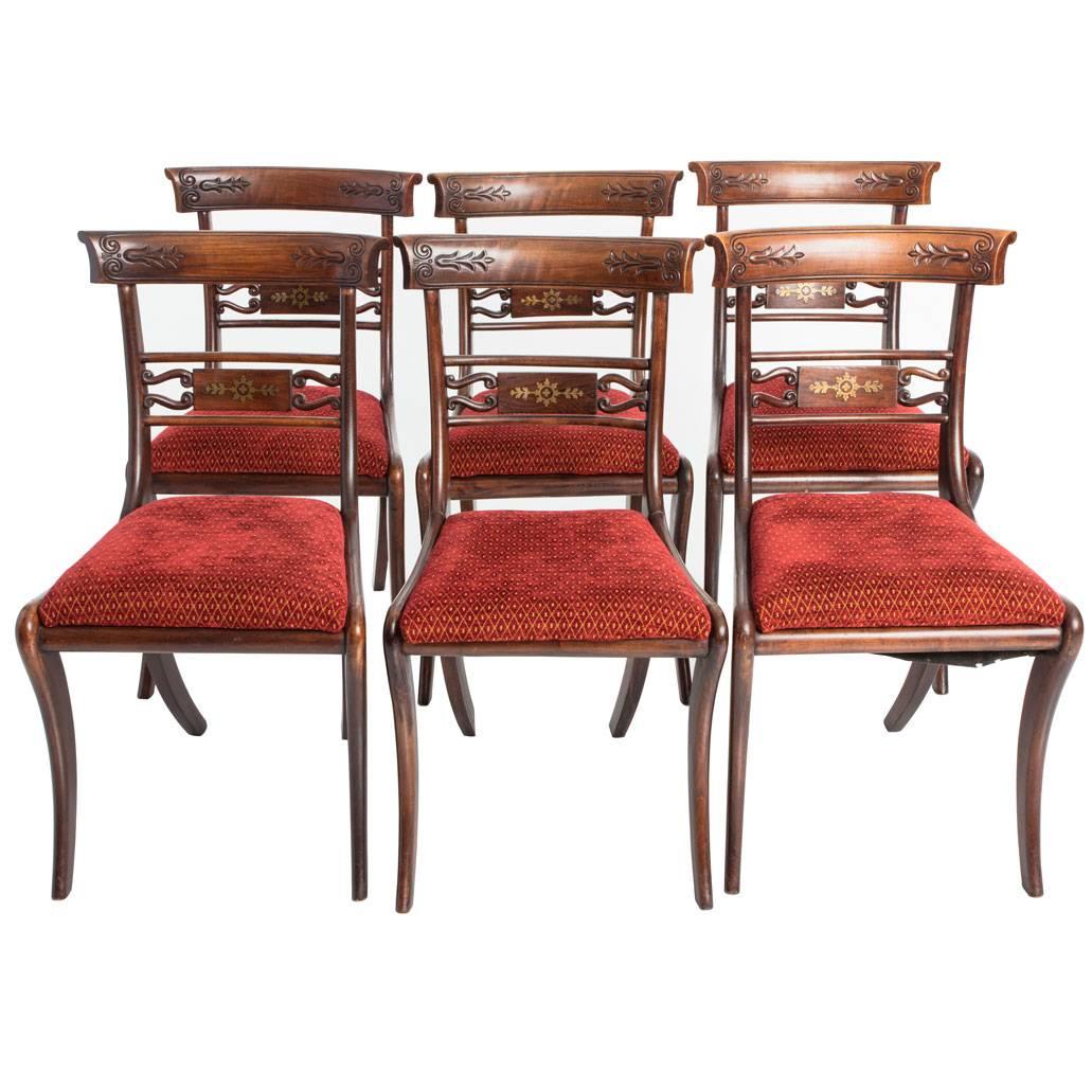 Regency Style Klismos Chairs