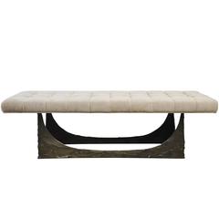 Paul Evans Sculpted Bronze Bench 10