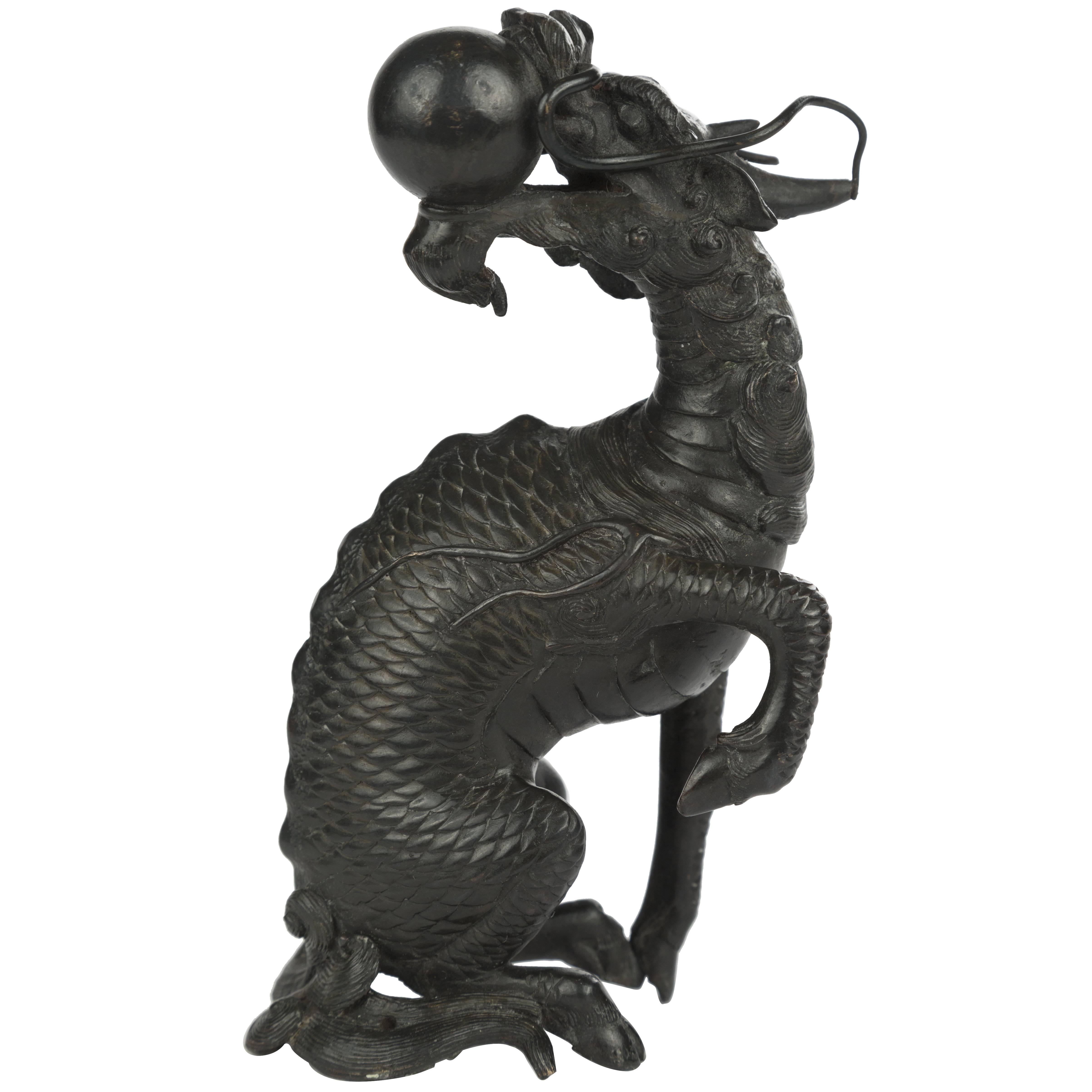 Bronze Chinese Model of a Qilin For Sale