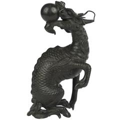 Modelo chino de bronce de un Qilin