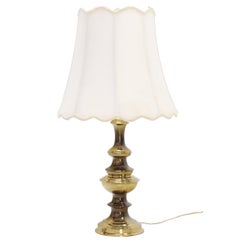 Vintage Heavy Solid Brass Table Lamp