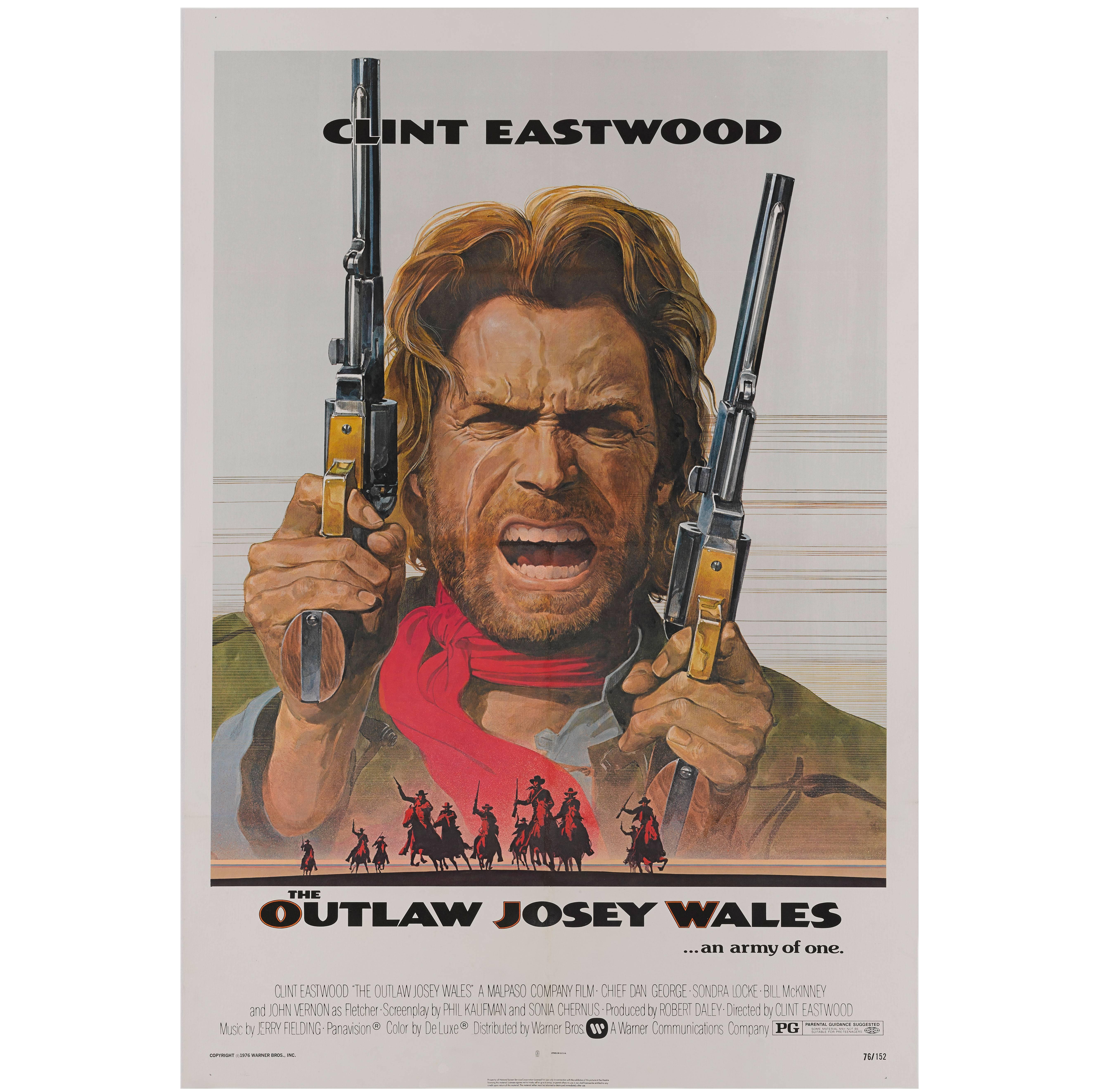 Outlaw Josey Wales, US Movie Poster