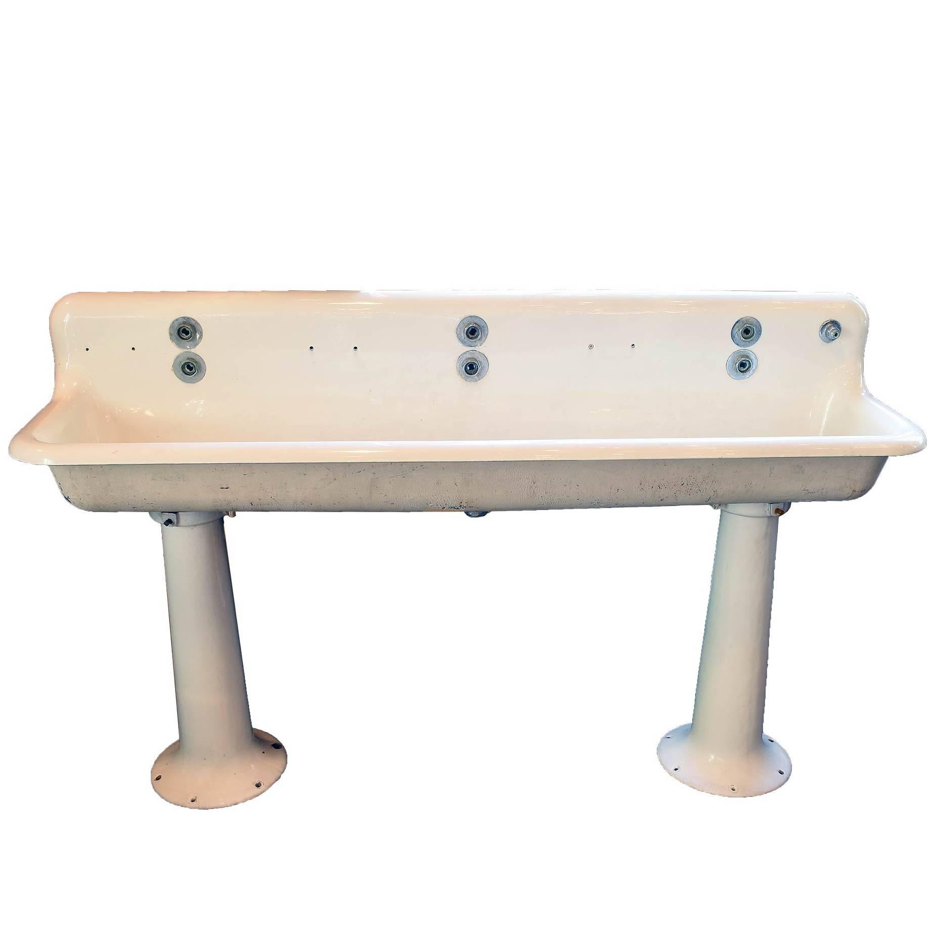 6
 American Standard Porcelain Sink with Pedestals