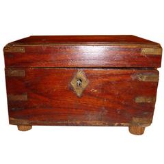 Diminutive Antique Campaign Box