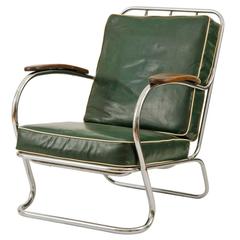 Vintage Mid-Century Lounge Chair by KEM Weber for Lloyd, circa 1930s