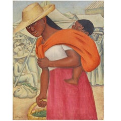 Jesus Ortiz Tajonar, "Mother and Child at Market"