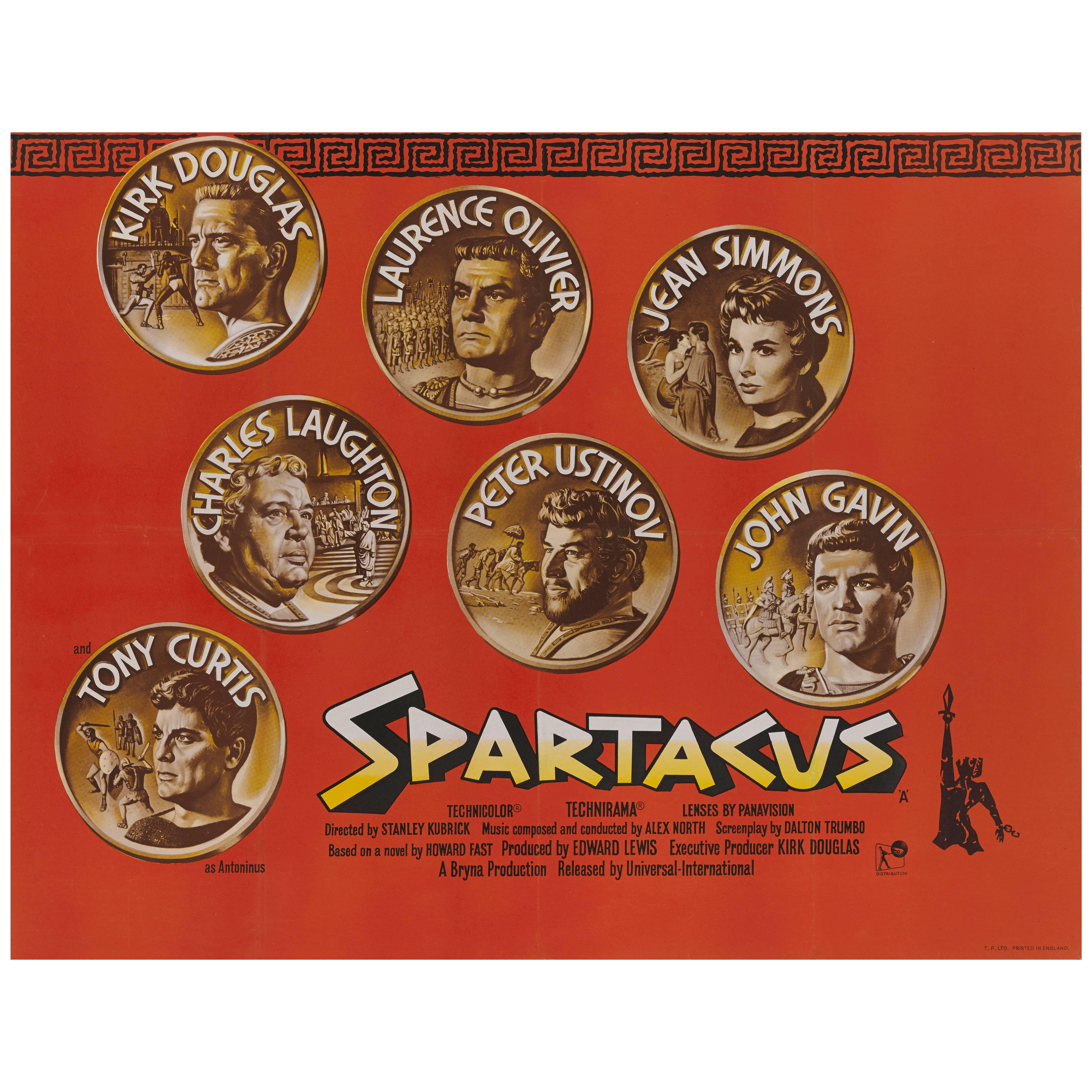 Spartacus, British Movie Poster